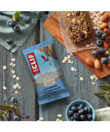 CLIF BAR - Blueberry Almond Crisp - Made with Organic Oats - Non-GMO - Plant Based - Energy Bars - 2.4 oz. (12 Pack) Blueberry Almond Crisp 12 Count (Pack of 1) - Buy Online on GoSupps.com