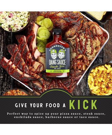 Hoff and Pepper Dang Sauce - Chipotle Lime Hot Sauce & Seasoning 6.7 Fl Oz - Perfect for Veggies & Meat - Buy Online on GoSupps.com