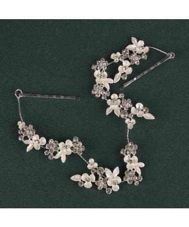 MRAKPLGE Rhinestone Bridal Hair Vine Headband - Wedding Headpiece for Brides & Bridesmaids - Buy Online on GoSupps.com