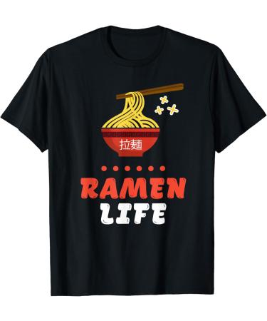 Vintage Ramen Noodle Ramen Life Japanese Korean Graphic T-Shirt
