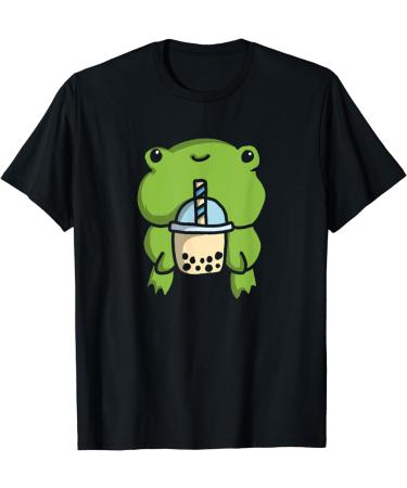 Taiwan Bubble Tea Boba Tea Bubble Frog T-Shirt