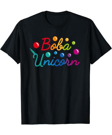 Bubble Tea Tapioca Pearls Milk Tea Boba Unicorn T-Shirt - Buy Online on GoSupps.com