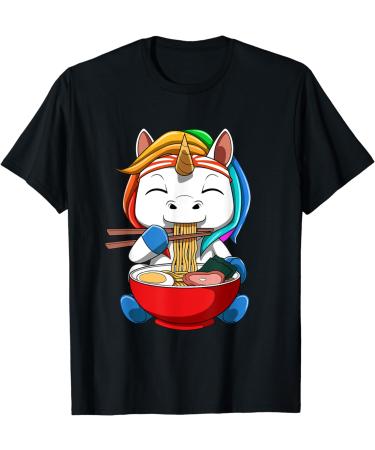 Anime Ramen Unicorn Noodle Soup T-Shirt - Buy Online on GoSupps.com