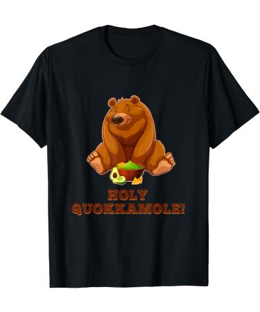 Holy Quakkamole Bear Avocado Guacamole Fruit Vegetable Vegan T-Shirt - Buy Online on GoSupps.com