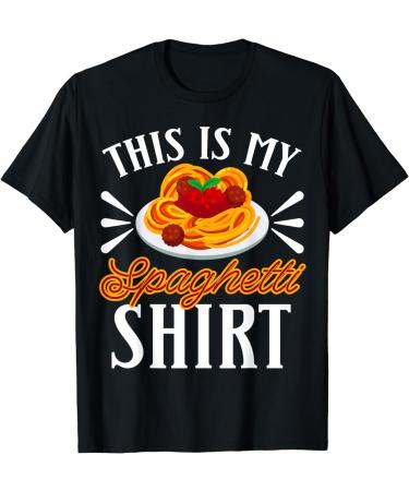 This Is My Spaghetti Pasta Eat Food Meatballs Tomato Sauce T-Shirt - Buy Online on GoSupps.com