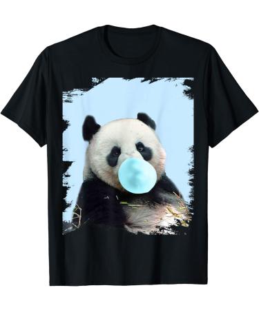 Nice panda that chews blue gum T-Shirt