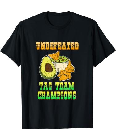 Undefeated Tag Team Champions Avocado Guacamole Fruits Vegan T-Shirt - Buy Online on GoSupps.com