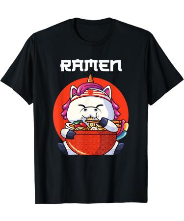 Ramen Noodle Lover Unicorn Anime T-Shirt - Buy Online on GoSupps.com