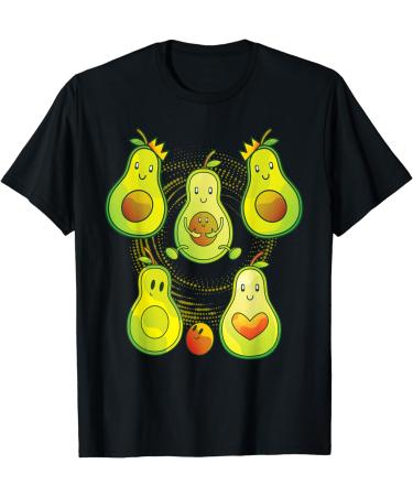 Cute Avocado Family Avocado Seeds Keto Avocado T-Shirt - Buy Online on GoSupps.com