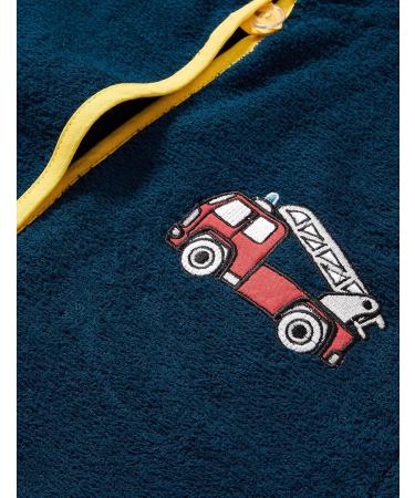 Playshoes Unisex Children's Terry Cloth Bathrobe Dressing Gown 146-152 - Fire Brigade | International Shipping Available - Buy Online on GoSupps.com