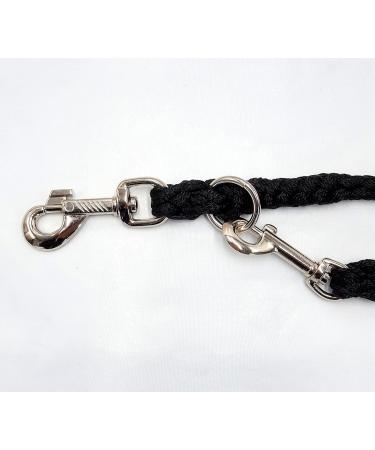 Premium Double Line Dog Leash 2.80m | Top Quality Black Turning Leash | Eco-Friendly & Locally Made - Buy Online on GoSupps.com