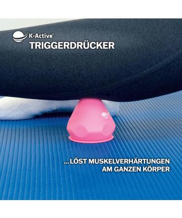 K-Active Trigger Press | Suction Cup Trigger Point Massage Tool with Bag | Targeted Tension Release (Dusty Grey) - Shop Now! - Buy Online on GoSupps.com