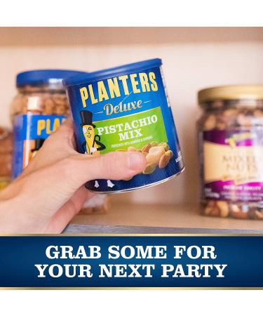 PLANTERS Deluxe Pistachio Mix 14.5 oz - Mixed Nuts & Pistachios - Kosher Snack - Shareable Energy Boost - Buy Online on GoSupps.com