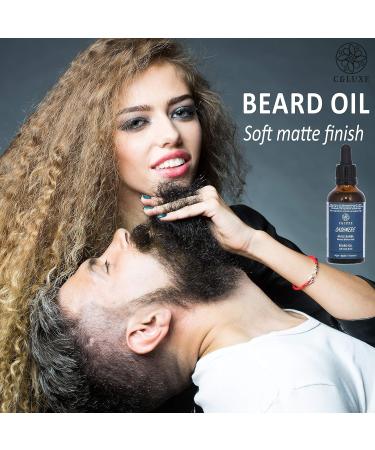  CELUXE Cashmere smoothing and protective beard oil for men with natural oils: organic argan jojoba vitamin E for softness and growth. - Buy Online on GoSupps.com