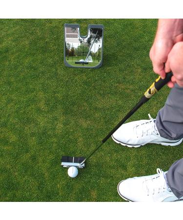 PuttOut Putting Mirror Trainer & Alignment Gate - Red/Gray - Buy Online on GoSupps.com
