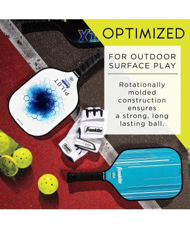Franklin Sports X-40 Pickleball Balls - USAPA Approved - Official US Open Ball - Optic Yellow (12 Pack) - Buy Online on GoSupps.com
