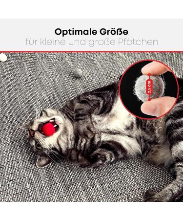 St.Pawly Filzis - 100% Sheep Wool Cat Toys | Sustainable & Interactive Filzballs for Cats | Eco-Friendly Cat Fun - Buy Online on GoSupps.com