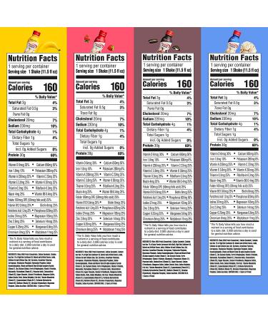 Premier Protein Shake Variety Pack - 30g Protein, 1g Sugar, 24 Vitamins & Minerals - Immune Health Support - 11.5 Fl Oz (8 Pack) - Buy Online on GoSupps.com