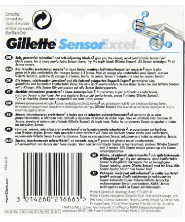 Buy Gillette Sensor Excel - 10 Pack Razors for a Smooth Shave | International Shipping Available - Buy Online on GoSupps.com