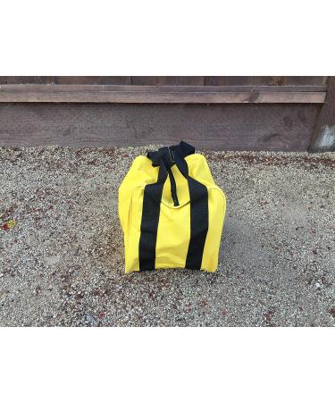 BuyBocceBalls Extra Heavy Duty Nylon Bocce Bag - Yellow with Black Handles (5 of 7) - Buy Online on GoSupps.com