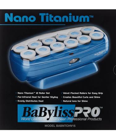 BaBylissPRO Nano Titanium Hot Roller Set - 12 Jumbo Rollers - Buy Online on GoSupps.com