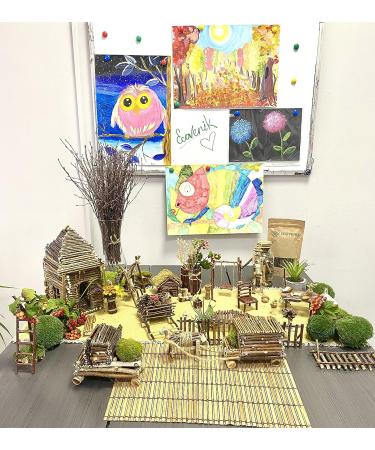 120 Gram - Wood Sticks for Crafts - 6 Inch Birch Wood Craft Sticks - Natural Twigs Sticks for Crafting  DIY School Projects  Card Making  Embellishments & Photo Props - Buy Online on GoSupps.com