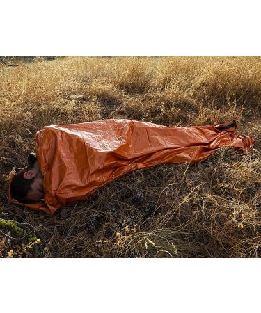 MEKKAPRO SOS Emergency Thermal Bivy Sleeping Bag with Whistle | Survival Bivvy Sack & Mylar Blanket - Buy Online on GoSupps.com