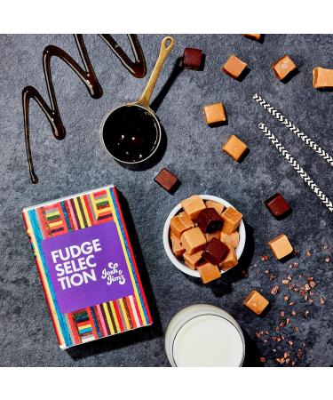 Josh & Jim's Fudge Selection Pack Clotted Cream Fudge Caramel Sea Salt Fudge Fudge Selection Variety Multipack Traditional British Recipe Suitable For Vegetarians 3x150g - Buy Online on GoSupps.com
