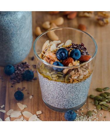 Buy 1kg Black Chia Seeds - 100% Natural No Additives Ideal for Breakfast & Pudding - International Shipping Available - Buy Online on GoSupps.com