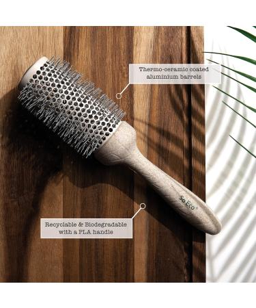 So Eco Biodegradable Round Brush - 43 mm Beige | Eco-Friendly Hair Care Tool - Buy Online on GoSupps.com