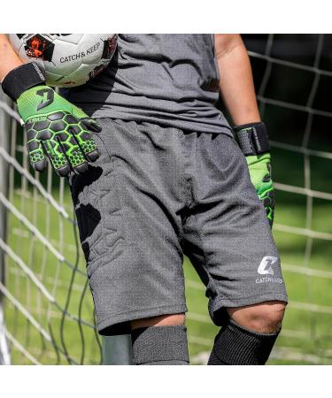 Premium Catch & Keep Goalkeeper Pants - Optimally Padded Training Gear for Men & Children - XXL Black - Buy Online on GoSupps.com