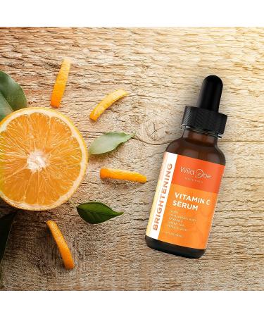 Vitamin C Serum with Hyaluronic Acid - Anti Aging, Pore Minimizer & Dark Spot Remover - 4 oz - Buy Online on GoSupps.com