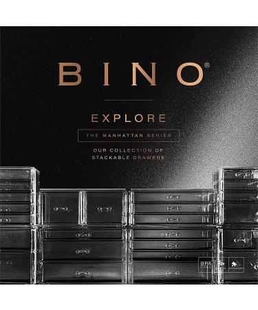 BINO Manhattan Acrylic Makeup Organizer - 5 Drawers | Clear Beauty Storage for Cosmetics, Jewelry & Vanity Accessories - Buy Online on GoSupps.com