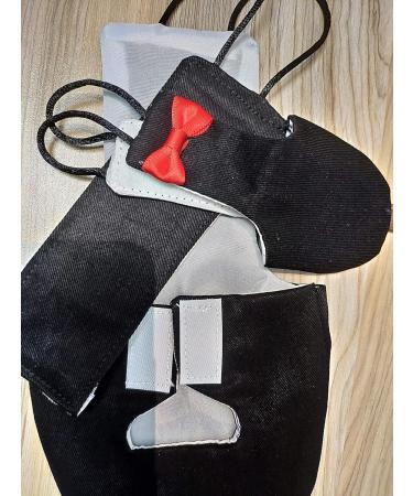 KUSO Parrot Reusable Diaper for Birds - Budgies Cockatiels Cockatoos African Macaws (Large Black) | Eco-Friendly Bird Care - Buy Online on GoSupps.com