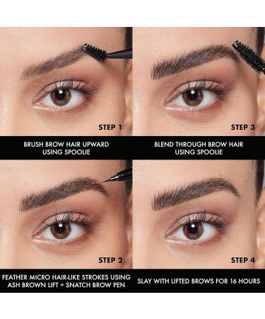 NYX Lift & Snatch Eyebrow Tint Pen Ash Brown 2-Pack - Professional Makeup - Buy Online on GoSupps.com