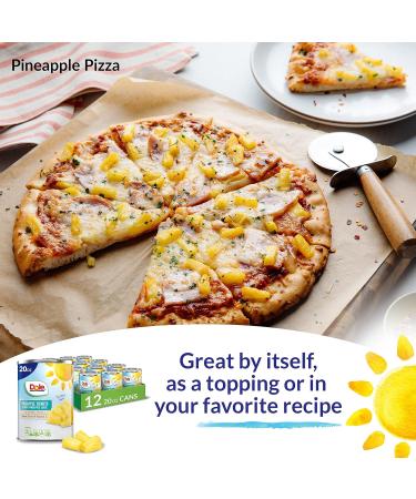 Dole Canned Pineapple Tidbits in 100% Fruit Juice 20 Oz - Pack of 12 | Buy Online Now! - Buy Online on GoSupps.com