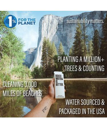 Boxed Water 8.5 oz (24 Pack) | Purified Drinking Water in Plant-Based Cartons | Eco-Friendly, BPA-Free, and Refillable | More Sustainable than Plastic Bottles - Buy Online on GoSupps.com