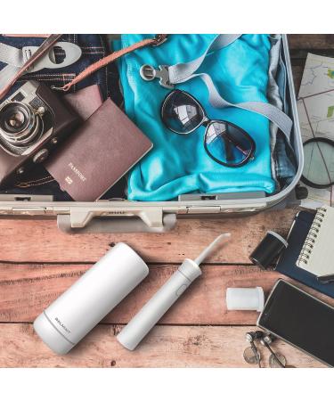 Travel Water Flosser - Portable Oral Irrigator for Deep Teeth & Braces Cleaning | Cordless & Compact for Travel | International Shipping Available - Buy Online on GoSupps.com