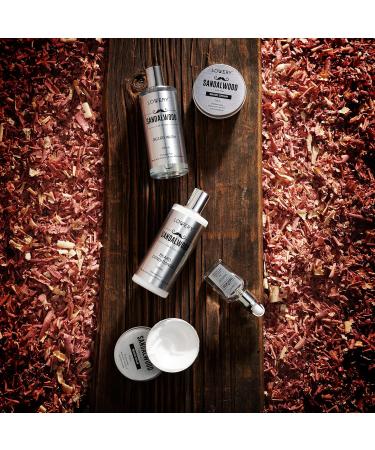 Men's Sandalwood Beard Grooming Kit - 11pc Essential Gift Set for Him | Beard Care Growth Oil & Trimming Tools - Buy Online on GoSupps.com