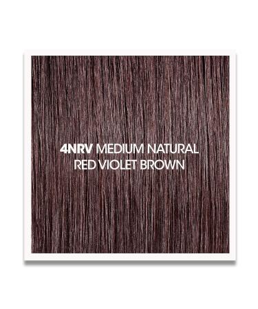 4NRV Medium Natural Red Violet Brown Hair Color Dye Kit | Long-Lasting 8 Weeks | Developer Barrier Cream Gloves Included - Buy Online on GoSupps.com
