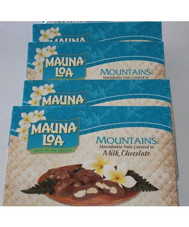 Mauna Loa Mountains Chocolate Covered Macadamia Nuts Multi Pack - 4 Boxes (60 pieces) - Buy Online on GoSupps.com