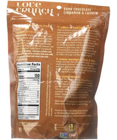 Buy Nature's Path Love Crunch Dark Chocolate Cinnamon & Cashew 11.5 oz - Organic Granola - Buy Online on GoSupps.com
