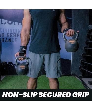 PNI Weight Lifting Wrist Straps with Steel Hooks 1 Pair - Heavy Duty Wrist Support for Powerlifting - Neoprene Padded Wraps for Gym Training - Buy Online on GoSupps.com