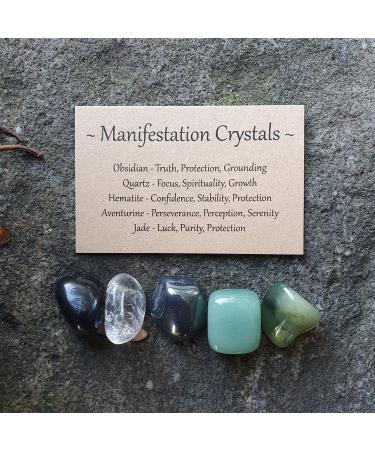 Manifestation Crystal Tumblestone Set