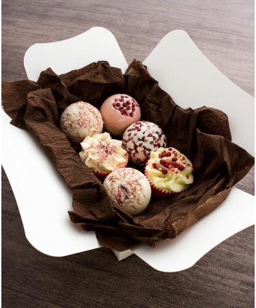BRUBAKER Pink Moments Bath Chocolates Set - Handmade Vegan Luxury for Spa & Relaxation - Buy Online on GoSupps.com