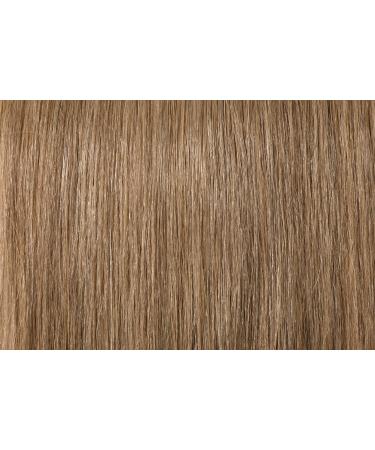 Clip in Extensions Real Hair Wavy Hair Extensions Hairpiece Double 8 piece SET Remy Hair Honey Blonde#27 18"(45cm)-245g