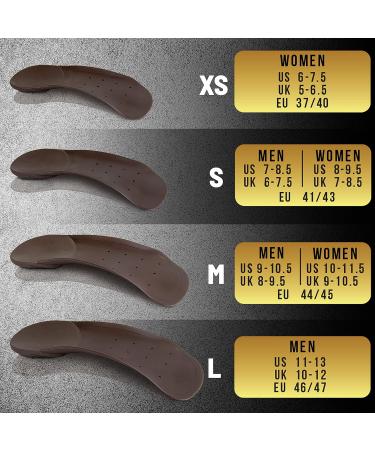 FootMatters 3/4 Slim Orthotic Inserts for Plantar Fasciitis Relief | Arch Support Insoles for Men & Women | XS Size US Women 6-7.5 - Buy Online on GoSupps.com