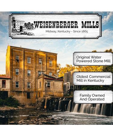 Weisenberger Stone Ground Yellow Grits - Authentic Southern Style Corn Grits - Non GMO Course Ground Cornmeal - 2 lb - Buy Online on GoSupps.com