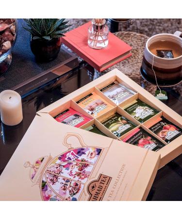 Ahmad Tea Afternoon Tea Selection Pack | Black, Green, and Fruit Teas | 45 Teabag Sachets | 9 Flavours | Perfect Tea Gift - Buy Online on GoSupps.com