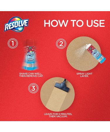 Resolve Pet Hair Eliminator & Vacuum Booster - Peppermint 18 oz | Carpet Cleaner - Buy Online on GoSupps.com